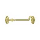 Deltana [CHK4U3] Solid Brass Door Cabin Hook - Swivel - Polished Brass Finish - 4" L