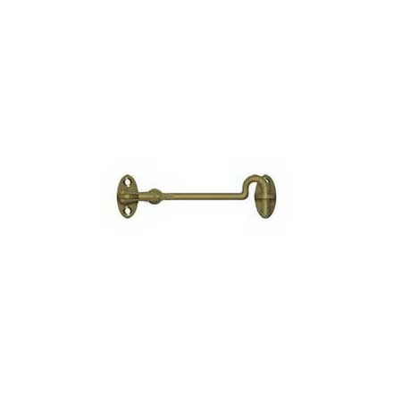 Deltana [CHK4U5] Solid Brass Door Cabin Hook - Swivel - Antique Brass Finish - 4&quot; L