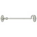 Deltana [CHK6U15] Solid Brass Door Cabin Hook - Swivel - Brushed Nickel Finish - 6" L