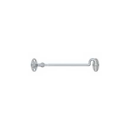 Deltana [CHK6U26D] Solid Brass Door Cabin Hook - Swivel - Brushed Chrome Finish - 6&quot; L
