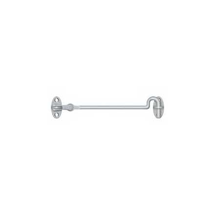 Deltana [CHK6U26D] Solid Brass Door Cabin Hook - Swivel - Brushed Chrome Finish - 6&quot; L