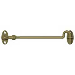 Deltana [CHK6U5] Solid Brass Door Cabin Hook - Swivel - Antique Brass Finish - 6&quot; L