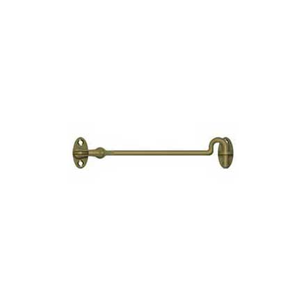 Deltana [CHK6U5] Solid Brass Door Cabin Hook - Swivel - Antique Brass Finish - 6&quot; L