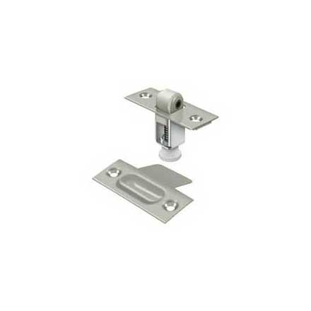 Deltana [RCA336U15] Solid Brass Door Roller Catch - Light Duty - Brushed Nickel Finish