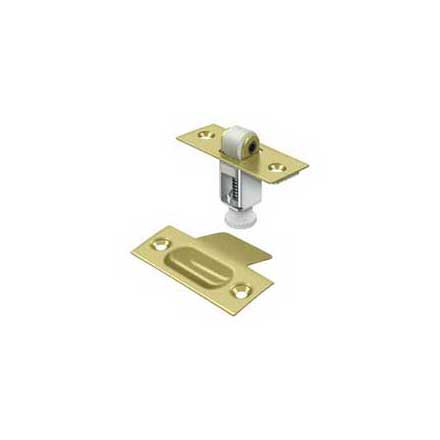 Deltana [RCA336U3] Solid Brass Door Roller Catch - Light Duty - Polished Brass Finish