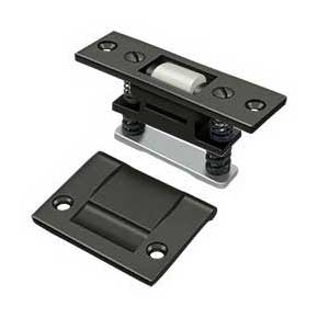 Deltana [RCA430U10B] Solid Brass Door Roller Catch - Surface Mount - Heavy Duty - Oil Rubbed Bronze Finish