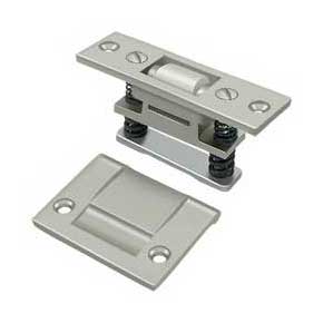 Deltana [RCA430U15] Solid Brass Door Roller Catch - Surface Mount - Heavy Duty - Brushed Nickel Finish