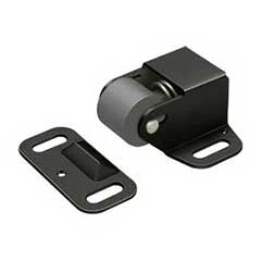 Deltana [RCS338U10B] Solid Brass Door Roller Catch - Surface Mount - Oil Rubbed Bronze Finish - 1 7/8&quot; L