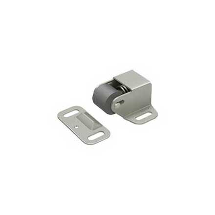 Deltana [RCS338U15] Solid Brass Door Roller Catch - Surface Mount - Brushed Nickel Finish - 1 7/8&quot; L