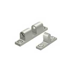 Deltana [BTC10U15] Solid Brass Door Tension Catch - Surface Mount - Brushed Nickel Finish - 1 7/8&quot; L