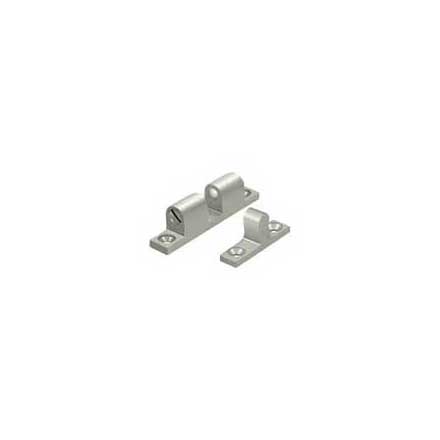 Deltana [BTC10U15] Solid Brass Door Tension Catch - Surface Mount - Brushed Nickel Finish - 1 7/8&quot; L