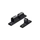 Deltana [BTC10U19] Solid Brass Door Tension Catch - Surface Mount - Paint Black Finish - 1 7/8&quot; L