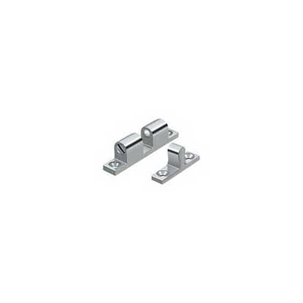 Deltana [BTC10U26] Solid Brass Door Tension Catch - Surface Mount - Polished Chrome Finish - 1 7/8&quot; L