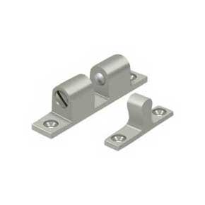 Deltana [BTC20U15] Solid Brass Door Tension Catch - Surface Mount - Brushed Nickel Finish - 2 1/4" L