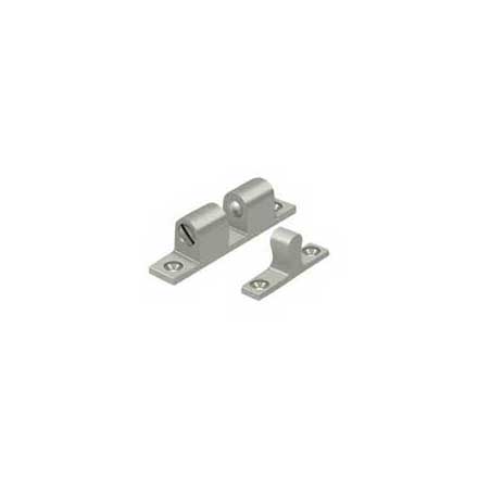 Deltana [BTC20U15] Solid Brass Door Tension Catch - Surface Mount - Brushed Nickel Finish - 2 1/4&quot; L