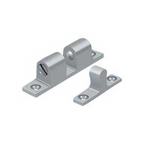 Deltana [BTC20U26D] Solid Brass Door Tension Catch - Surface Mount - Brushed Chrome Finish - 2 1/4" L