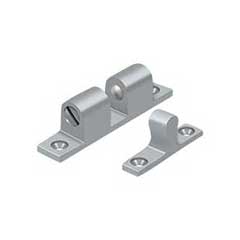 Deltana [BTC20U26D] Solid Brass Door Tension Catch - Surface Mount - Brushed Chrome Finish - 2 1/4&quot; L