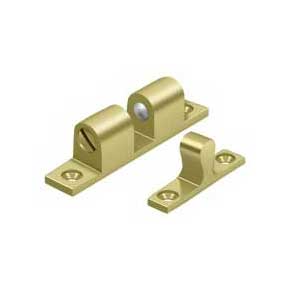 Deltana [BTC20U3] Solid Brass Door Tension Catch - Surface Mount - Polished Brass Finish - 2 1/4" L