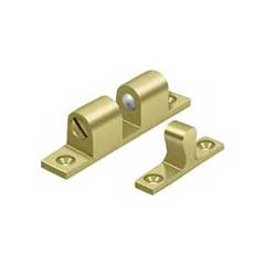 Deltana [BTC20U3] Solid Brass Door Tension Catch - Surface Mount - Polished Brass Finish - 2 1/4&quot; L