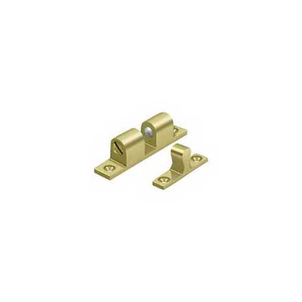 Deltana [BTC20U3] Solid Brass Door Tension Catch - Surface Mount - Polished Brass Finish - 2 1/4&quot; L