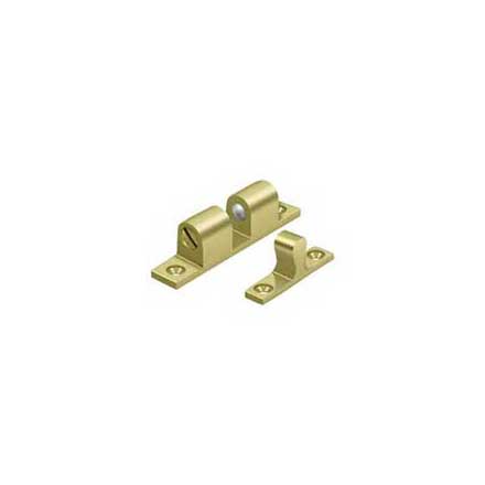 Deltana [BTC20U3] Solid Brass Door Tension Catch - Surface Mount - Polished Brass Finish - 2 1/4&quot; L