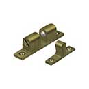 Deltana [BTC20U5] Solid Brass Door Tension Catch - Surface Mount - Antique Brass Finish - 2 1/4" L