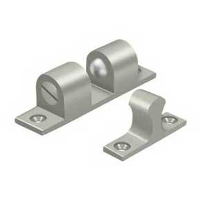 Deltana [BTC30U15] Solid Brass Door Tension Catch - Surface Mount - Brushed Nickel Finish - 3" L