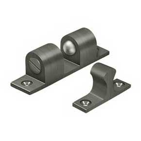 Deltana [BTC30U15A] Solid Brass Door Tension Catch - Surface Mount - Antique Nickel Finish - 3" L