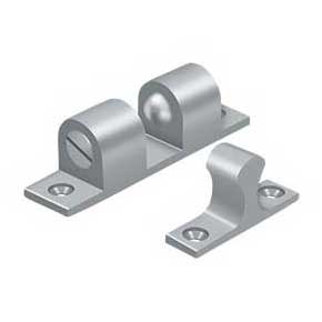 Deltana [BTC30U26D] Solid Brass Door Tension Catch - Surface Mount - Brushed Chrome Finish - 3" L