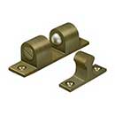 Deltana [BTC30U5] Solid Brass Door Tension Catch - Surface Mount - Antique Brass Finish - 3" L