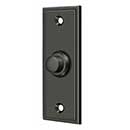 Deltana [BBS333U10B] Solid Brass Door Bell Button - Rectangular - Oil Rubbed Bronze Finish - 3 1/4" L