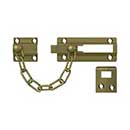 Deltana [CDG35U5] Solid Brass Door Chain Guard - Doorbolt - Antique Brass Finish - 7" L