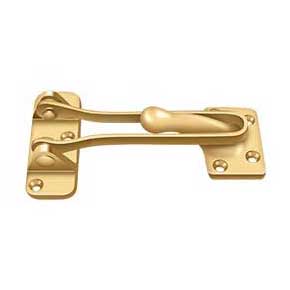 Deltana [DG425CR003] Solid Brass Door Guard - Polished Brass (PVD) - 4" L