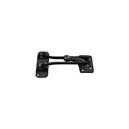 Deltana [DG425U19] Solid Brass Door Guard - Paint Black Finish - 4" L