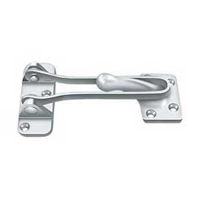 Deltana [DG425U26] Solid Brass Door Guard - Polished Chrome Finish - 4" L