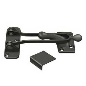 Deltana [DG525U10B] Solid Brass Door Guard - Oil Rubbed Bronze Finish - 5" L