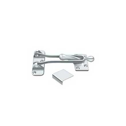 Deltana [DG525U26] Solid Brass Door Guard - Polished Chrome Finish - 5" L