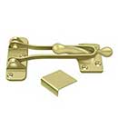 Deltana [DG525U3] Solid Brass Door Guard - Polished Brass Finish - 5" L