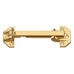 Deltana [DGSB675CR003] Solid Brass Door Guard - Slotted - Polished Brass (PVD) Finish - 6 3/4&quot; L