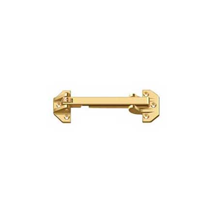 Deltana [DGSB675CR003] Solid Brass Door Guard - Slotted - Polished Brass (PVD) Finish - 6 3/4&quot; L