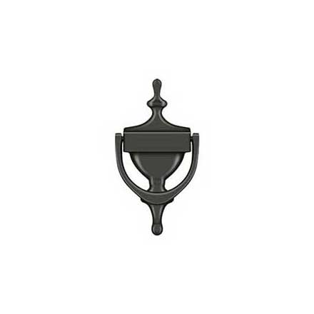 Deltana [DK7356U10B] Solid Brass Door Knocker - Victorian - Oil Rubbed Bronze Finish - 6 7/8&quot; H