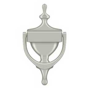 Deltana [DK7356U15] Solid Brass Door Knocker - Victorian - Brushed Nickel Finish - 6 7/8" H