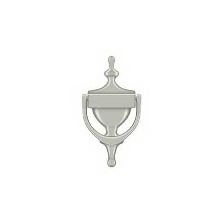 Deltana [DK7356U15] Solid Brass Door Knocker - Victorian - Brushed Nickel Finish - 6 7/8&quot; H