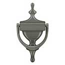 Deltana [DK7356U15A] Solid Brass Door Knocker - Victorian - Antique Nickel Finish - 6 7/8&quot; H