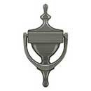 Deltana [DK7356U15A] Solid Brass Door Knocker - Victorian - Antique Nickel Finish - 6 7/8" H