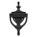 Deltana [DK7356U19] Solid Brass Door Knocker - Victorian - Paint Black Finish - 6 7/8" H