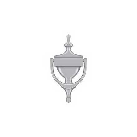 Deltana [DK7356U26D] Solid Brass Door Knocker - Victorian - Brushed Chrome Finish - 6 7/8&quot; H