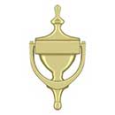 Deltana [DK7356U3] Solid Brass Door Knocker - Victorian - Polished Brass Finish - 6 7/8&quot; H