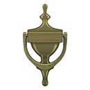 Deltana [DK7356U5] Solid Brass Door Knocker - Victorian - Antique Brass Finish - 6 7/8" H