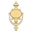 Deltana [DK854CR003] Solid Brass Door Knocker - Imperial - Polished Brass (PVD) Finish - 8 1/2&quot; H
